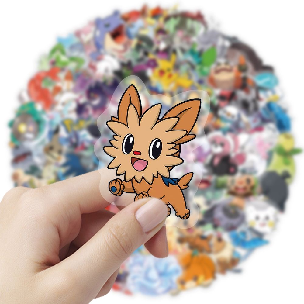 100Pcs Pokémon Stickers Cute C - Tablet Cute Accessories 评论和价格