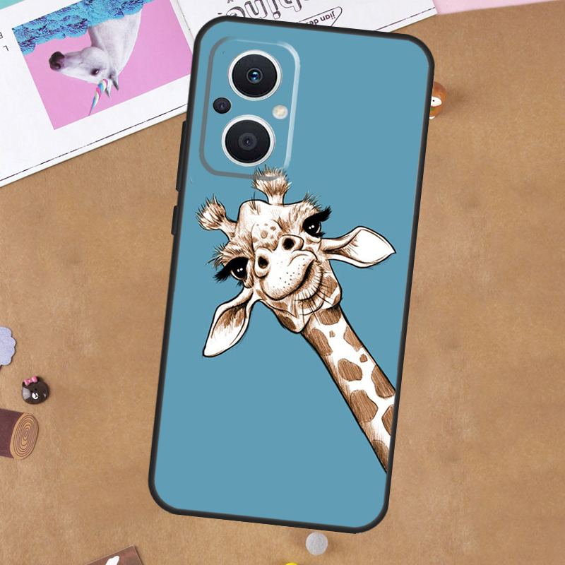 Cute Cartoon Animal Giraffe Ca - Oppo Reno 12 评论和价格