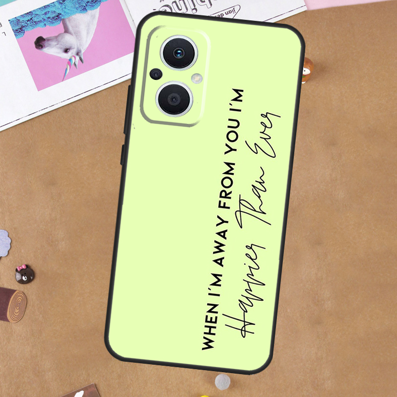 Happier Than Ever Case For OPP - Oppo Reno 12 评论和价格
