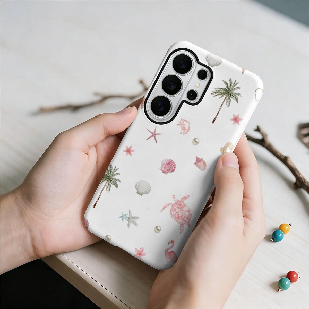 Pink Flamingo Turtle 2-in-1 Du - Samsung Galaxy S24 评论和价格