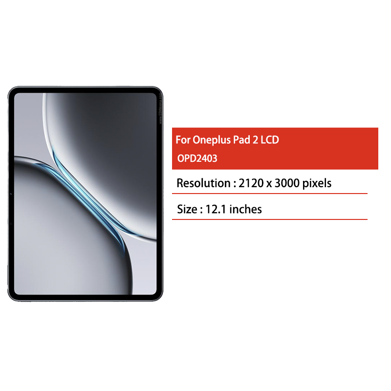 12.1“New For Oneplus Pad 2 LCD - Oneplus Tablet Accessories 评论和价格