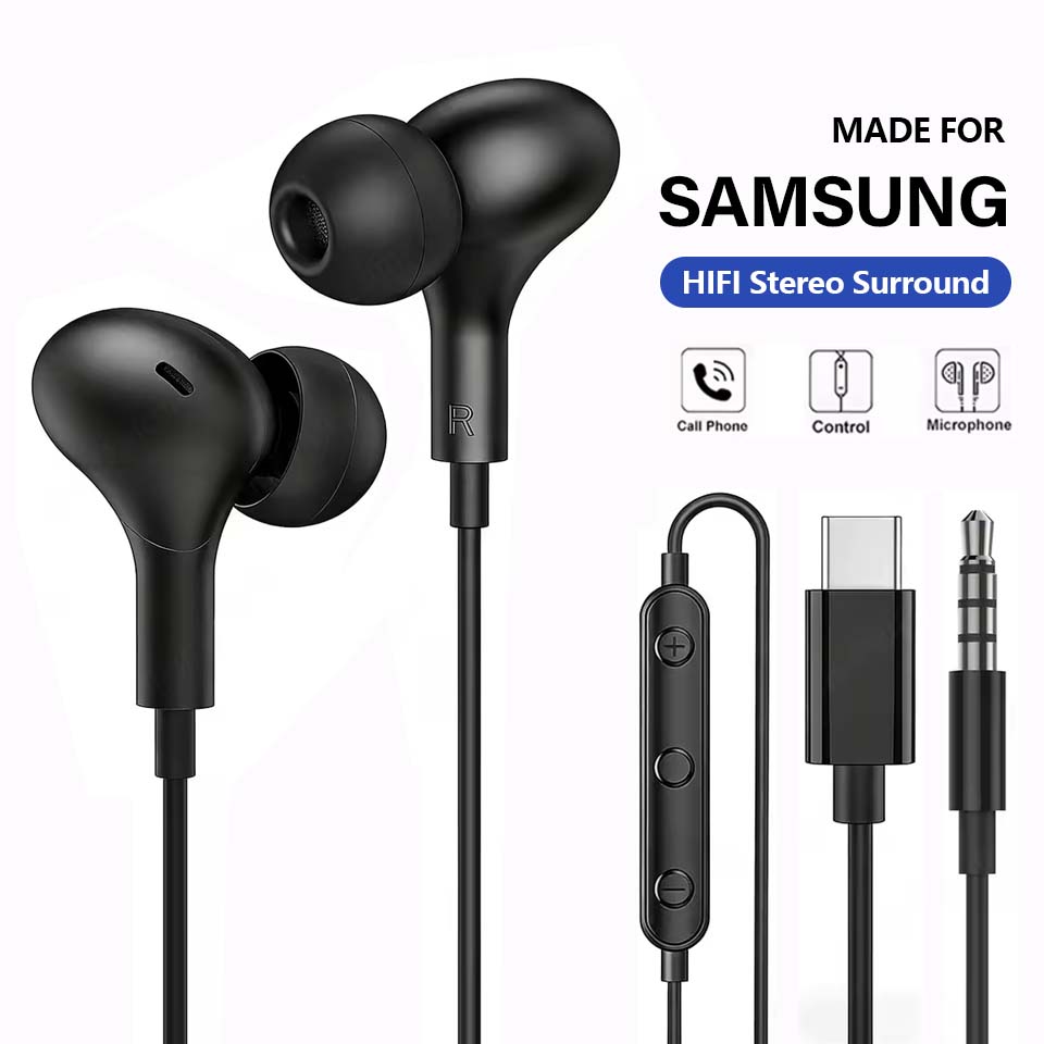 USB C Headphone for Samsung Ga - Wired Earphone Lightning 评论和价格